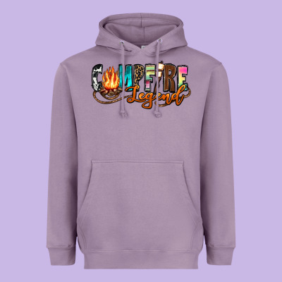 Campfire Legend Heavyweight Hoodie Designed By Zillion Design Studio