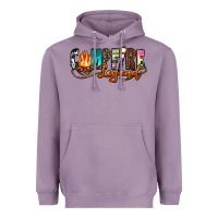 Lavender campfire legend Heavyweight Hoodie - Zillion Design Studio