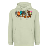 Matcha campfire legend Heavyweight Hoodie - Zillion Design Studio