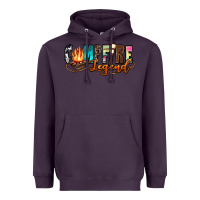 Plum campfire legend Heavyweight Hoodie - Zillion Design Studio