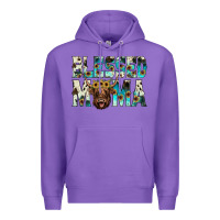 Purple blessed mama Premium Hoodie - JahusDesignShop
