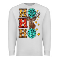 Dove Grey christmas ho ho ho Premium Sweatshirt - RanaPortraitStore
