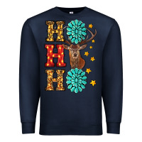 Navy christmas ho ho ho Premium Sweatshirt - RanaPortraitStore
