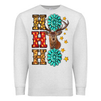 Oatmeal Heather christmas ho ho ho Premium Sweatshirt - RanaPortraitStore