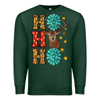 Sports Green christmas ho ho ho Premium Sweatshirt - RanaPortraitStore