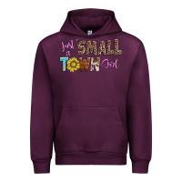 Mauve Wine just a small town girl Urban Hoodie - AdoDesignShop