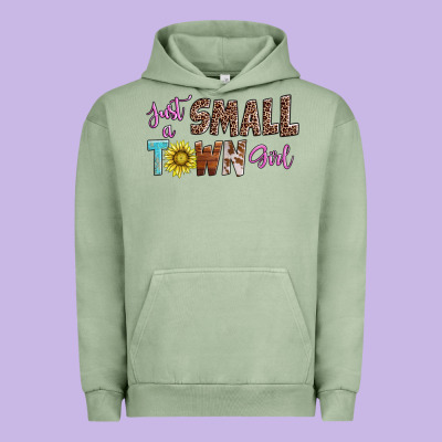 Just A Small Town Girl Urban Hoodie Designed By Adodesignshop
