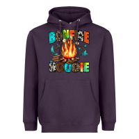 Plum bonfire Heavyweight Hoodie - Zillion Design Studio