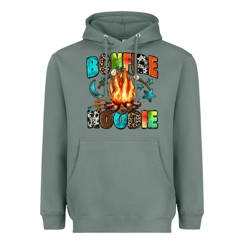 Bonfire Heavyweight Hoodie by Zillion Design Studio | Teevron