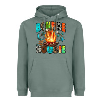 Sage bonfire Heavyweight Hoodie - Zillion Design Studio