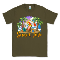 Army Green sunset love Classic Tee - BarkalooDesign