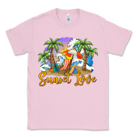 Bubblegum Pink sunset love Classic Tee - BarkalooDesign