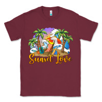 Burgundy sunset love Classic Tee - BarkalooDesign