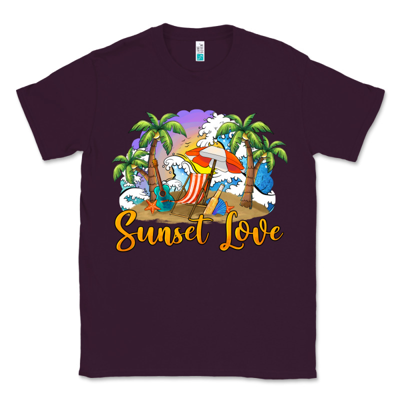 Sunset Love Classic Tee by BarkalooDesign | Teevron