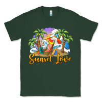 Sports Green sunset love Classic Tee - BarkalooDesign