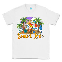 White sunset love Classic Tee - BarkalooDesign