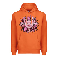 Carrot sunflower leopard Premium Hoodie - JahusDesignShop