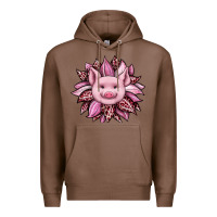 Chestnut sunflower leopard Premium Hoodie - JahusDesignShop