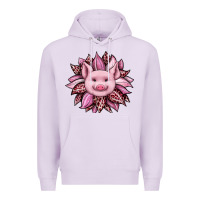 Lilac sunflower leopard Premium Hoodie - JahusDesignShop
