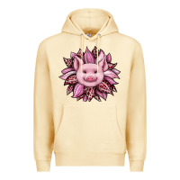 Pina Colada sunflower leopard Premium Hoodie - JahusDesignShop