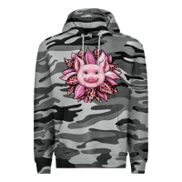 Slate Camo sunflower leopard Premium Hoodie - JahusDesignShop