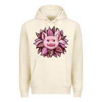 Tofu sunflower leopard Premium Hoodie - JahusDesignShop