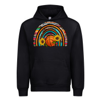 Black basketball rainbow Urban Hoodie - Artiststas