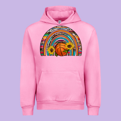 Basketball Rainbow Urban Hoodie Designed By Artiststas