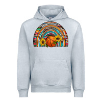 Heather Grey basketball rainbow Urban Hoodie - Artiststas
