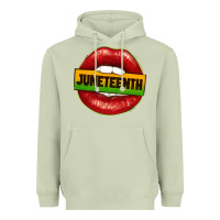 Matcha juneteenth lips Heavyweight Hoodie - texasbilliewilder