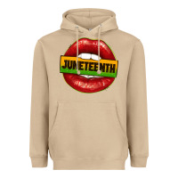 Mushroom juneteenth lips Heavyweight Hoodie - texasbilliewilder