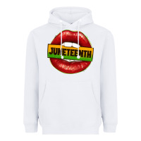 White juneteenth lips Heavyweight Hoodie - texasbilliewilder