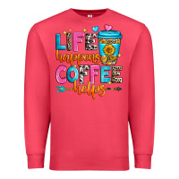Cardinal life happens coffee helps Premium Sweatshirt - Zillion Design Studio