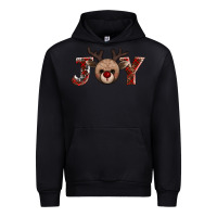 Black joy reindeer Urban Hoodie - AdoDesignShop