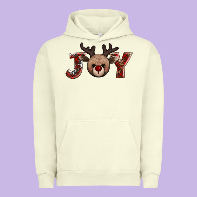 Joy Reindeer Urban Hoodie Designed By Adodesignshop