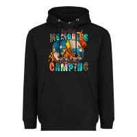 Black the best memories are made camping Heavyweight Hoodie - Zillion Design Studio