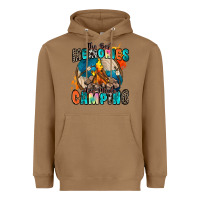 Toasted Coconut the best memories are made camping Heavyweight Hoodie - Zillion Design Studio