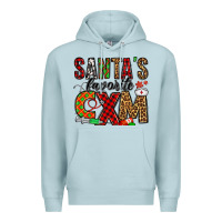 Blue Mist santa's favorite cxm Premium Hoodie - Jasminsmagicworld