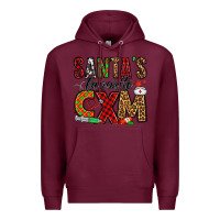 Burgundy santa's favorite cxm Premium Hoodie - Jasminsmagicworld