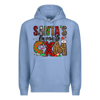 Colony Blue santa's favorite cxm Premium Hoodie - Jasminsmagicworld