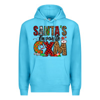 Ocean Blue santa's favorite cxm Premium Hoodie - Jasminsmagicworld