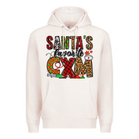 Pale Pink santa's favorite cxm Premium Hoodie - Jasminsmagicworld