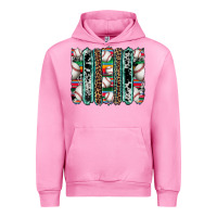 Fuchsia Pink baseball serape cowhide turquoise leopard glitter  brushstrokes Urban Hoodie - Artiststas