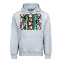 Heather Grey baseball serape cowhide turquoise leopard glitter  brushstrokes Urban Hoodie - Artiststas