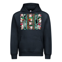 Navy baseball serape cowhide turquoise leopard glitter  brushstrokes Urban Hoodie - Artiststas