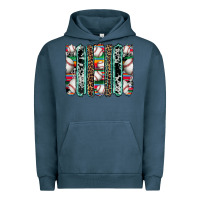 Pigment Midnight Navy baseball serape cowhide turquoise leopard glitter  brushstrokes Urban Hoodie - Artiststas