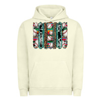 Pigment Pistachio baseball serape cowhide turquoise leopard glitter  brushstrokes Urban Hoodie - Artiststas