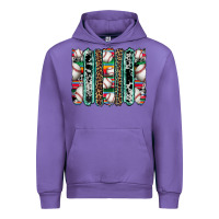 Tulip baseball serape cowhide turquoise leopard glitter  brushstrokes Urban Hoodie - Artiststas