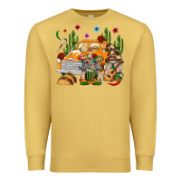 Antique Gold Mexican Gnome Truck Premium Sweatshirt - texasbilliewilder