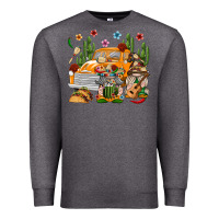 Charcoal Heather Mexican Gnome Truck Premium Sweatshirt - texasbilliewilder